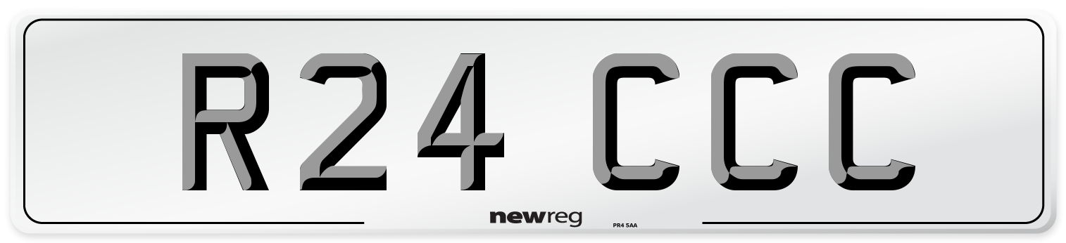 R24 CCC Number Plate from New Reg